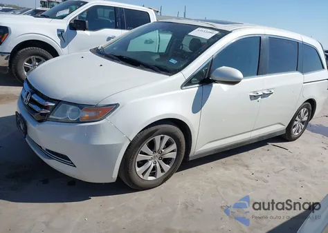 2015 Honda Odyssey Ex-L from USA, damaged, VIN 5FNRL5H60FB001261